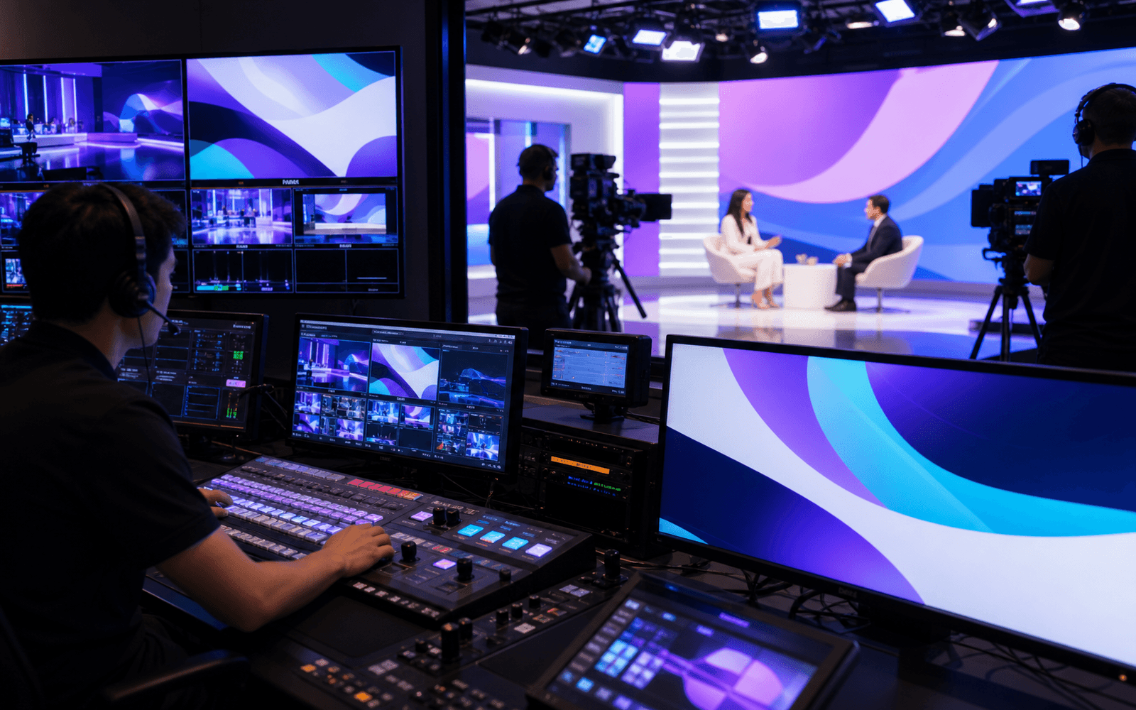 TV Campaign Production — Broadcast setup & segment blocking