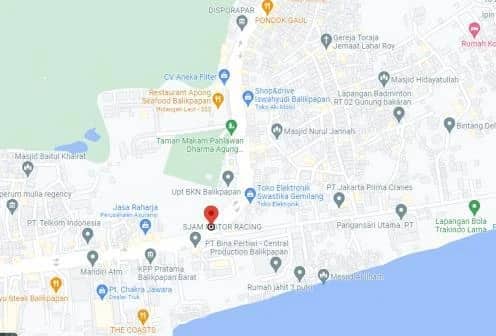 Jenderal Sudirman — Balikpapan Selatan — Location map